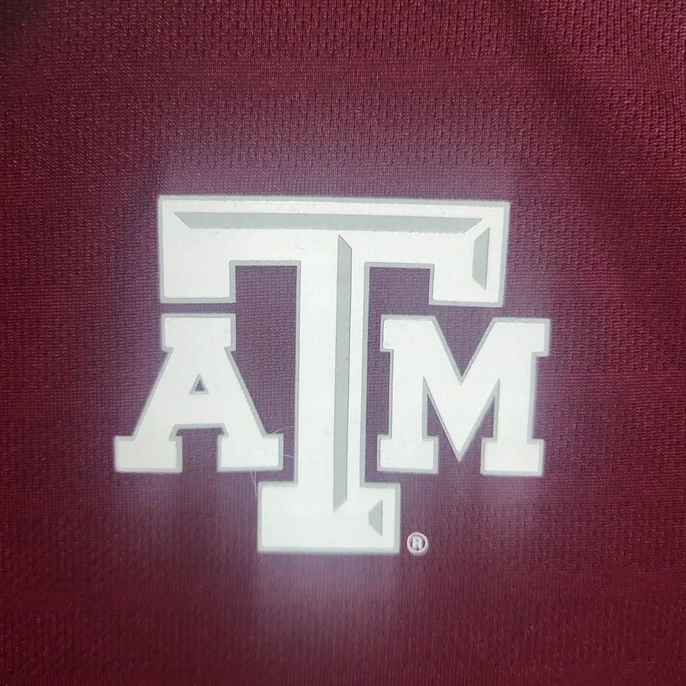 Texas A&M Aggies Shirt Mens Large NCAA College Football‎ Adidas Climalite